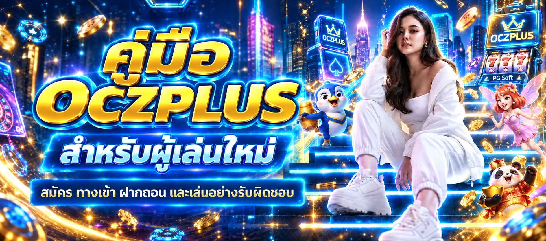 OCZPLUS คู่มือผู้เล่นใหม่ สมัคร ทางเข้า ฝากถอน และความปลอดภัย